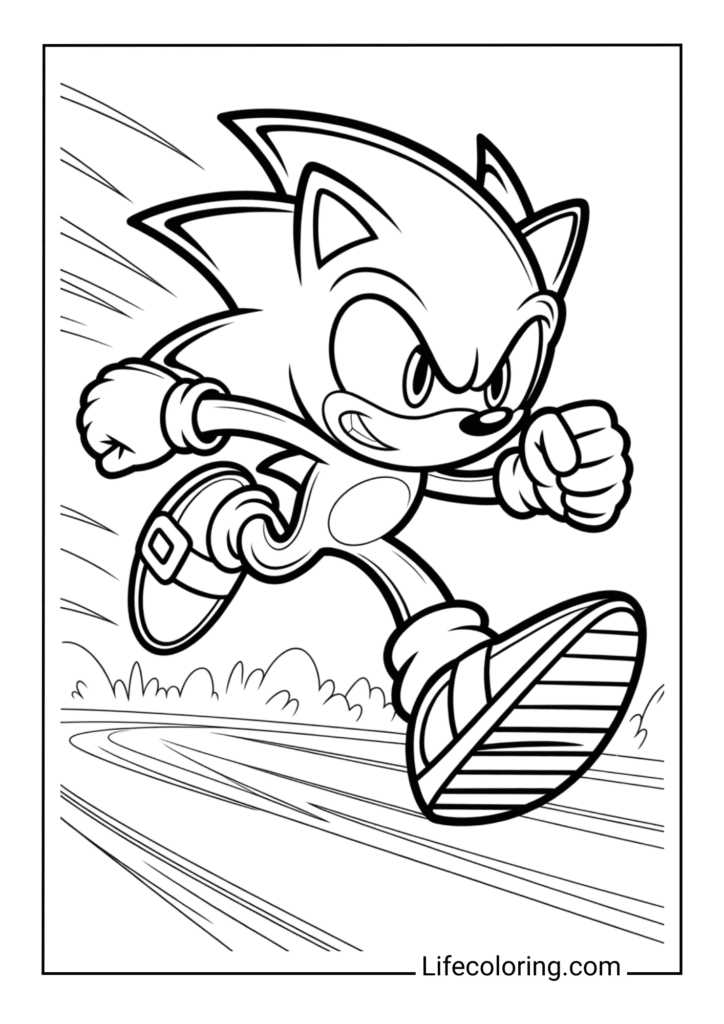 Sonic Running Pose
