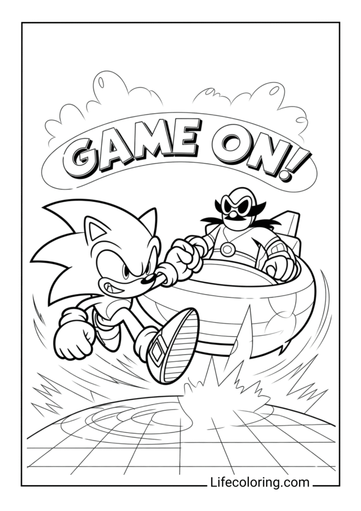 Sonic vs. Dr. Robotnik Battle