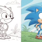 Sonic Coloring Pages